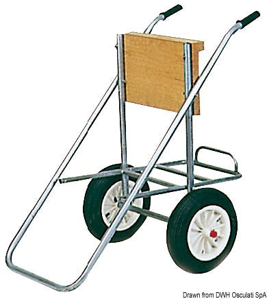Super foldbar motorvogn til påhængsmotor, 150 HP 2-takt/115 HP 4-takt