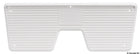 Riflet beskyttelsesplade til agterspejl, indvendig, hvid, 230 × 85 mm