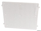 Riflet plastbeskyttelsesplade til agterspejl, hvid, 300 × 220 mm