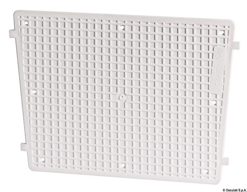 Riflet plastbeskyttelsesplade til agterspejl, hvid, 300 × 220 mm