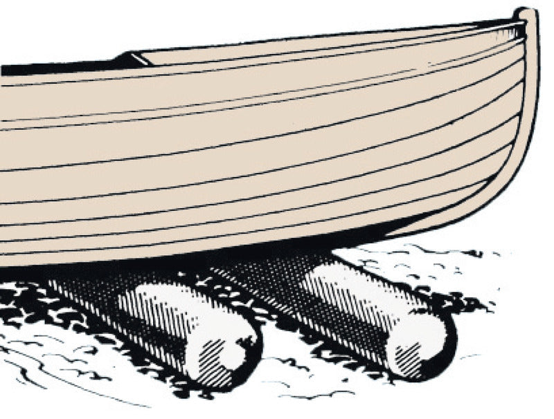 Roll Boats oppustelig PVC-sliprulle til båd, 200 kg