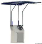 Oceansouth sammenklappelig T-top i aluminium med blå dug, 1700 × 1200 mm