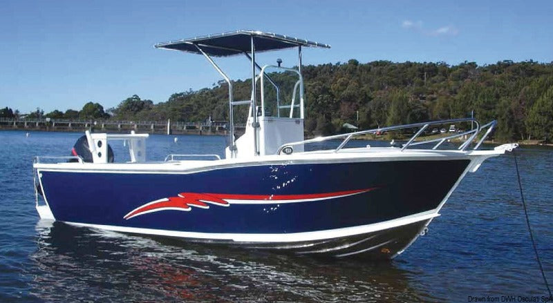 Oceansouth aluminium T-top 1700 × 1200 × 2050 mm