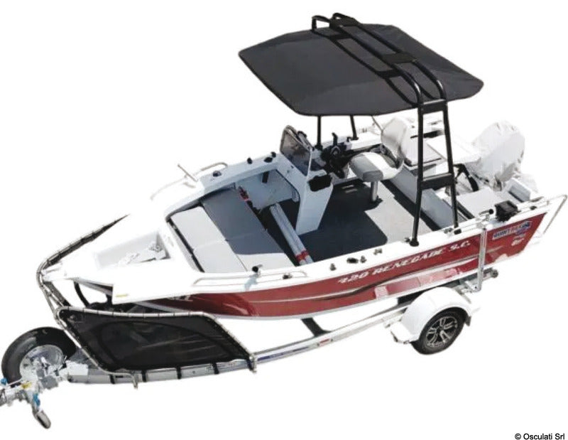 Oceansouth Targa Top II i sort aluminium Large – topbredde 2000 mm