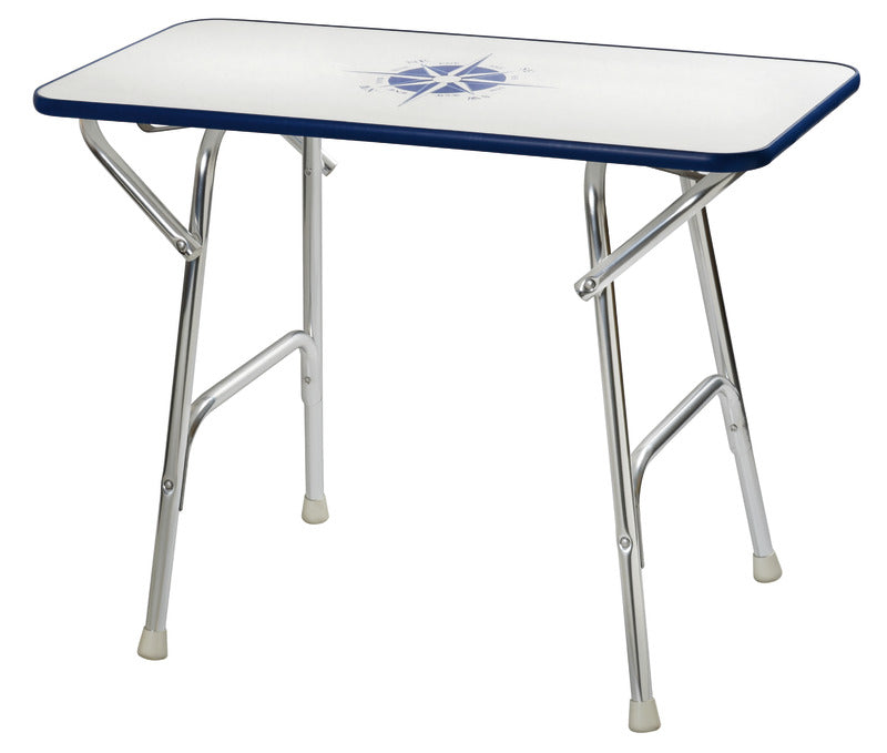 Foldbart cockpitbord, rektangulært, 80 × 40 cm, højde 61 cm