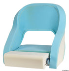 Ergonomisk polstret bådsæde med H52R flip-up bolster, klar til betrækning