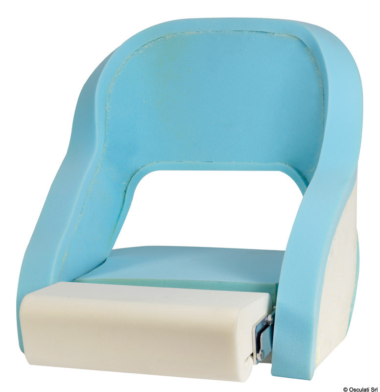 Ergonomisk polstret bådsæde med H52R flip-up bolster, klar til betrækning