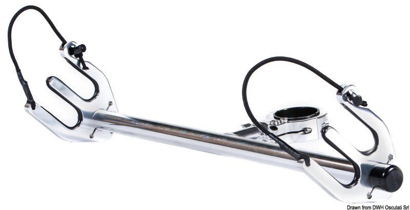 Monster Tower quick-release vandskiholder til 1 par comboski eller 2 slalomski – 38 mm, aluminium
