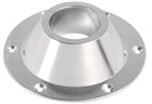 Øvre reservebase i aluminium til konisk bordben, Ø 165 mm, til Ø 60 mm rør