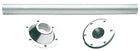 Bordben i anodiseret aluminium, 700 mm, Ø60 mm