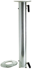 Aftageligt bordben i anodiseret aluminium – 700 mm