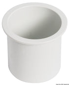 Indbygningskopholder i ABS, hvid