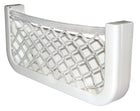 Opbevaringsnet med ABS-ramme, hvid, 250 × 115 × 30 mm