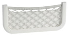 Elastisk opbevaringsnet med ABS-ramme, hvid, 360 x 160 x 12 mm