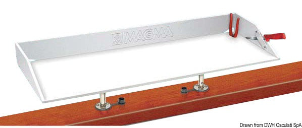 Magma First Mate Dual Mount skære- og serveringsbord i HD-polyethylen, 32 x 79 cm
