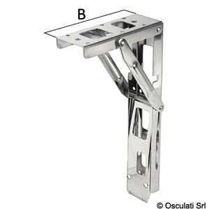 Følgearm Heavy Duty, rustfrit stål, Osculati