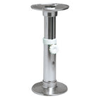Justerbart bordben i anodiseret aluminium 58-78 cm