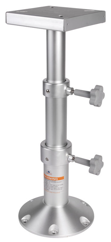 Tri-teleskopisk bordben i anodiseret aluminium, 295-690 mm