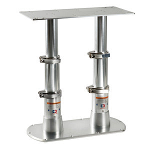 Dobbelt søjle med rustfri stålhåndtag Osculati 615 x 300 mm