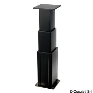 Osculati tretrins elektrisk bordben 12 V sort