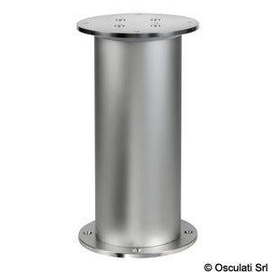 Osculati tretrins rund bordben 12V sølv