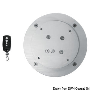 Noval foldbar bordstøtte 2-trins 12V 90° roterbar