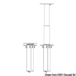Noval foldbart elektrisk bordstel 2-trins 12V