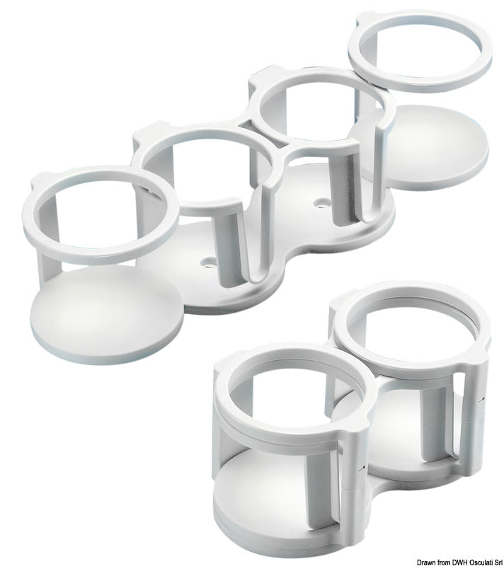 Swing-Out udklappelig glas-, kop- og dåseholder – 2/4 pladser