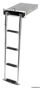 Douglas Marine Montecarlo indbygget teleskopisk badestige i AISI 316 med 4 trin - flere varianter