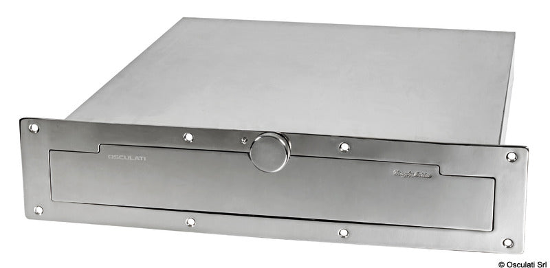 Douglas marine 4-trins teleskopisk indbygningsstige AISI316 EasyUp