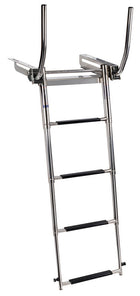 EasyUp teleskopisk underplatformsstige 480 × 520 mm med automatiske håndtag