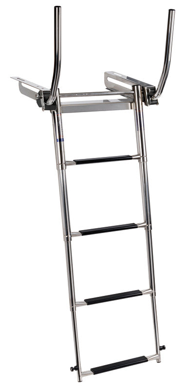 EasyUp teleskopisk underplatformsstige 480 × 520 mm med automatiske håndtag