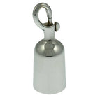 Railing end bracket with hook Blank Chrome