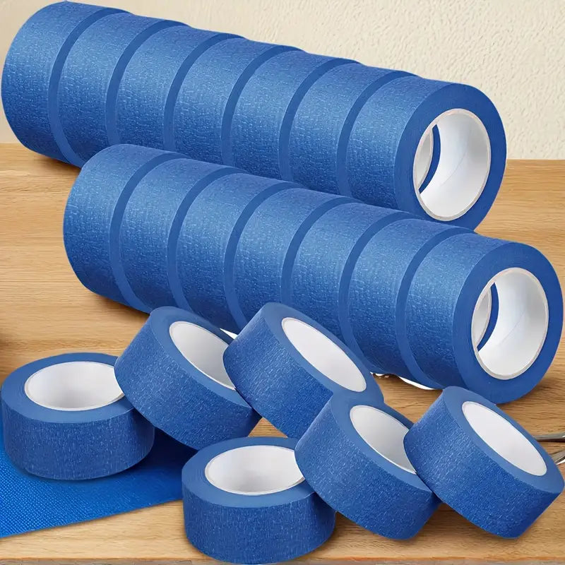 Blå malertape 3,0 cm x 12 m – vandtæt maskeringstape. Pakke med 2