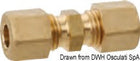 GOK M5 lige kompressionsfitting til 8 mm gasrør, DIN 8434-1
