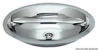 Oval vask i spejlpoleret rustfrit stål, 510 × 390 × 155 mm