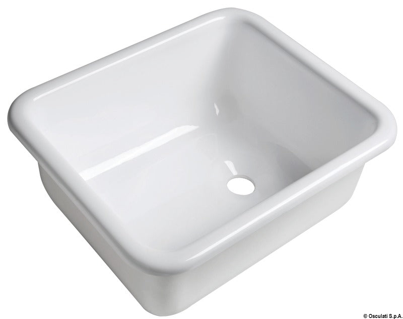 Rektangulær plexiglasvask 330 × 280 × 140 mm