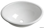 Oval håndvask i plexiglas 370 × 290 × 150 mm