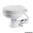 Elektrisk bådtoilet Space Saver 12 V med soft-close plastiksæde