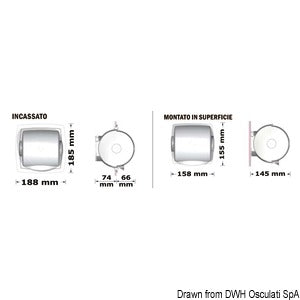 Oceanair Dry Roll toiletpapirholder OceanAir