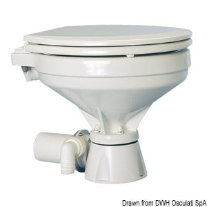SILENT Comfort WC stor skål 12 V