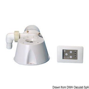 SILENT toilet ombygningssæt 12 V Osculati