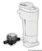 Jabsco elektrisk ombygningssæt til manuelt marinetoilet, 12 V