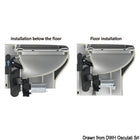 Tecma Elegance 2G elektrisk marintoilet, 12 V, med Touch Eko