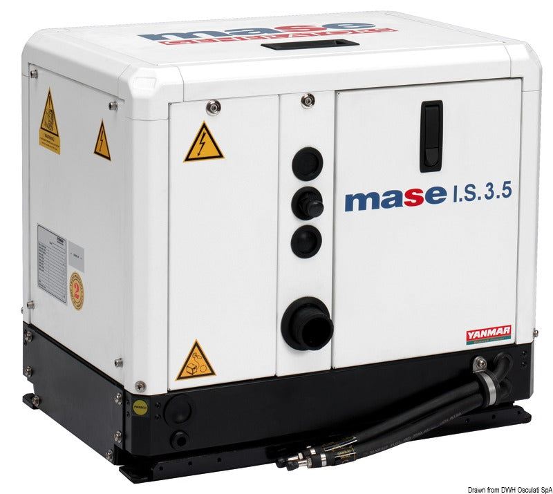 MASE IS 5.0 støjdæmpet marinedieselgenerator – 5,0 kW