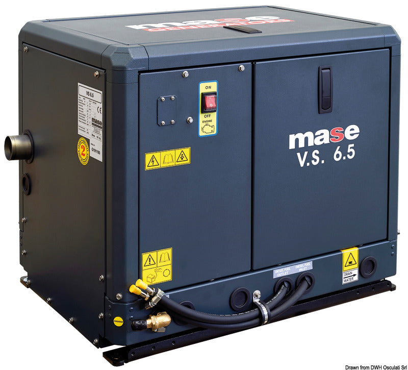 MASE VS 8.5 lydisoleret variabelhastigheds marine dieselgenerator