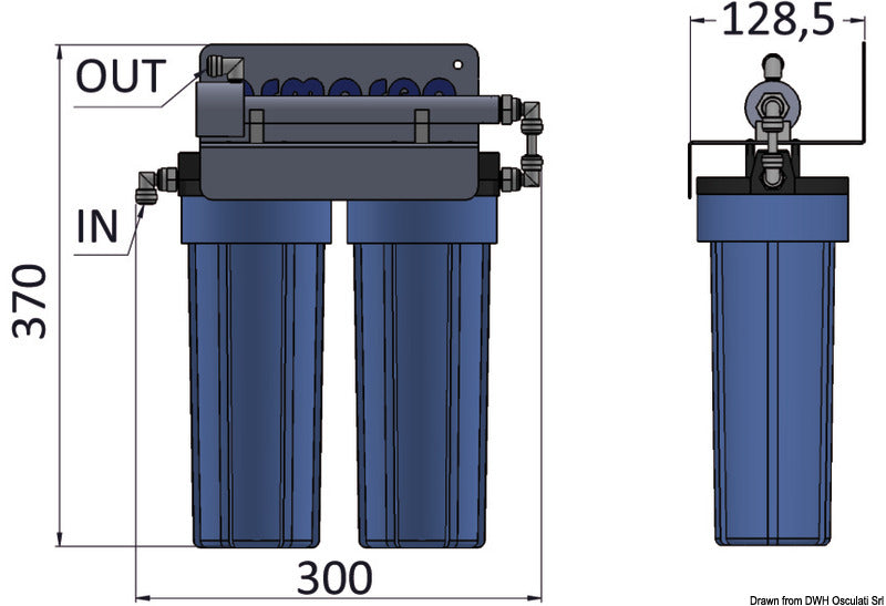 Osmosea Purificator 300 LED-vandrenser 12/24 V
