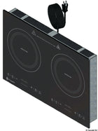 Glaskeramisk induktionskogeplade med 2 kogezoner, 120 V / 60 Hz