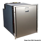 Isotherm Drawer DR65 Inox Clean Touch indbygningskøleskab med udtræksskuffe, 65 l, 12/24 V