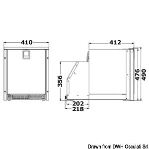 ISOTHERM Low Profile hvid ismaskine Indel - Isotherm
